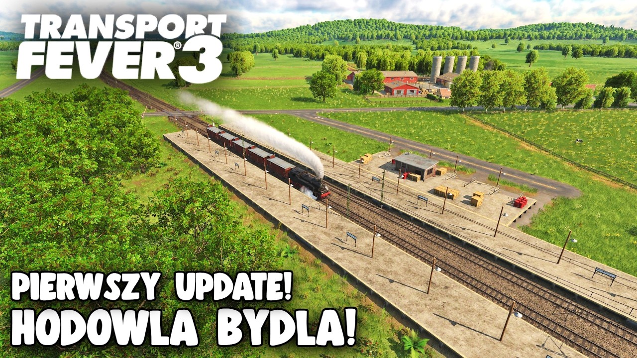 Transport Fever 3 #5 - Produkcja mięsa ratuje firmę + update (2026)