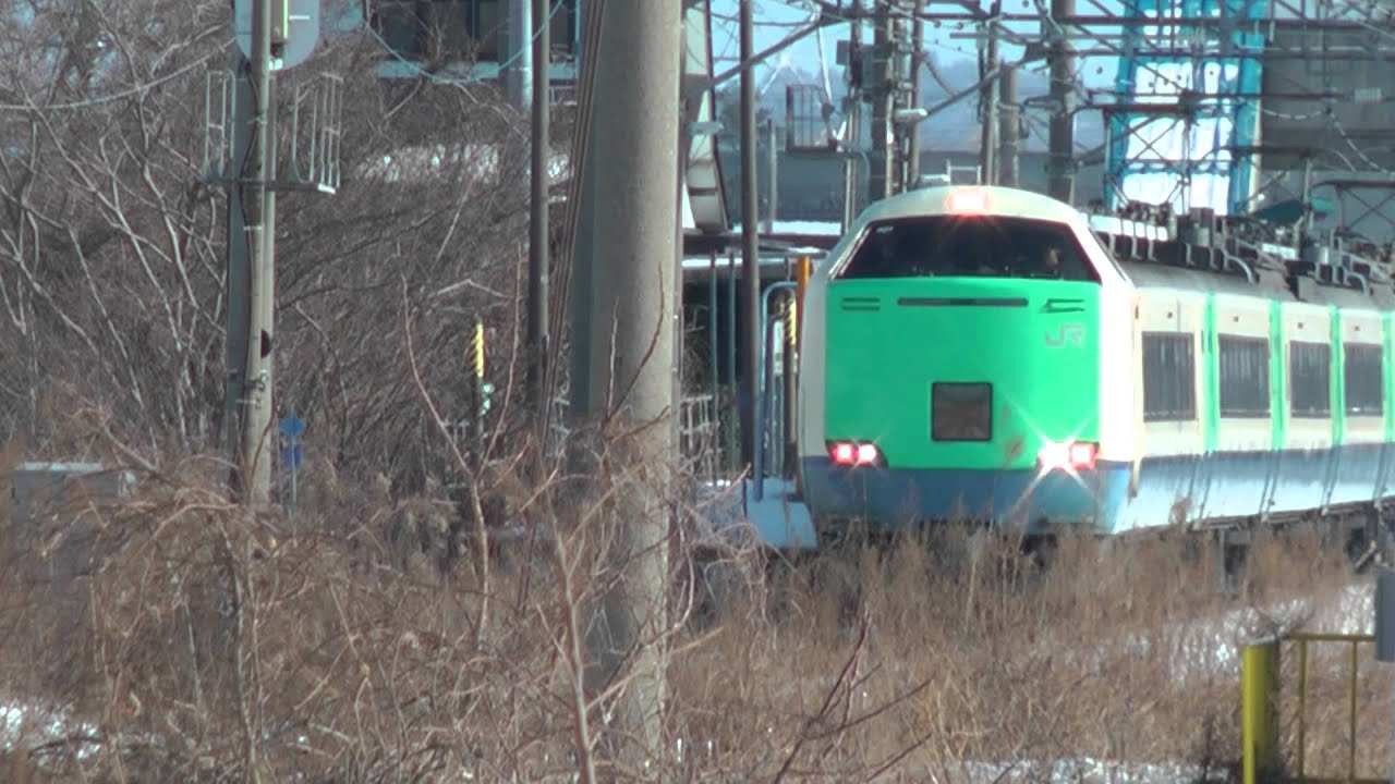 増結！　HD485系3000番代特急いなほ8号通過