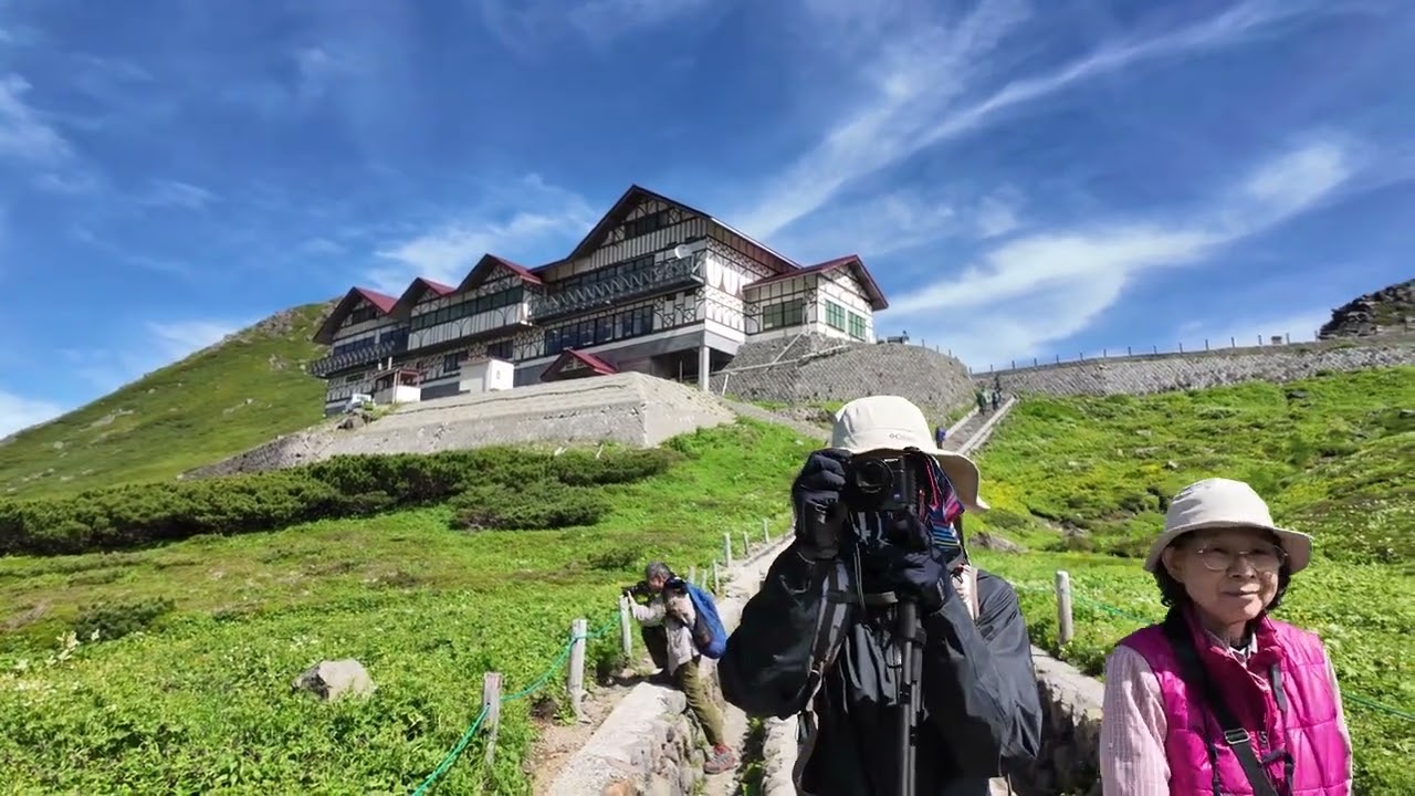 Mount Norikura (乗鞍岳, Norikura-dake). July 2024
