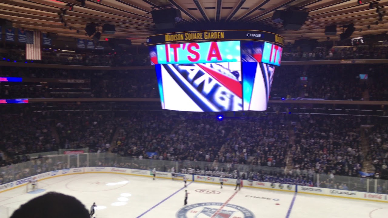 New York Rangers Power-Play Goal vs Vegas Golden Knights at MSG (10/31/17)
