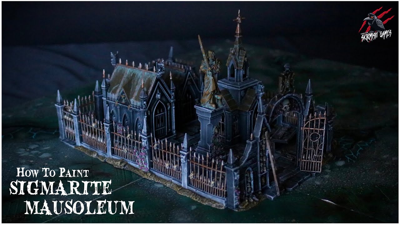 WARCRY SIGMARITE MAUSOLEUM SET - How To Paint Warhammer Warcry Terrain Easy Beginner Tabletop Ready