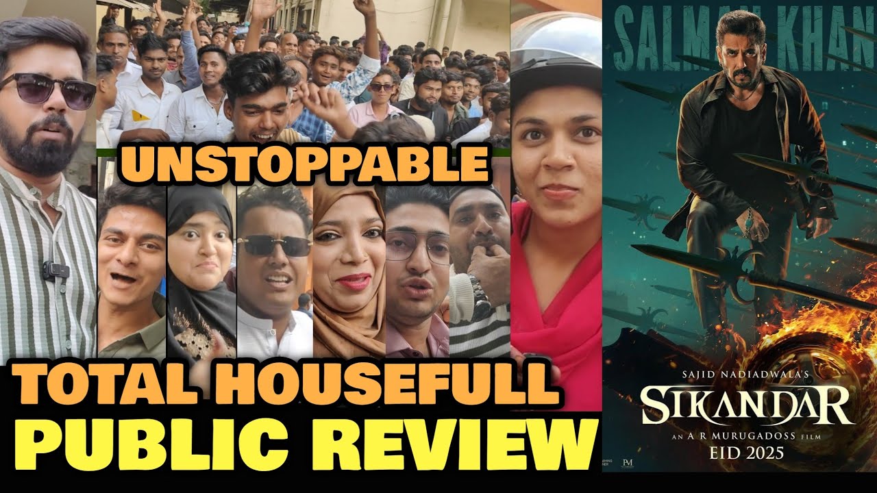 Sikandar Unstoppable Total Housefull - PUBLIC REVIEW  | Eid Special | Salman Khan | Maratha Mandir