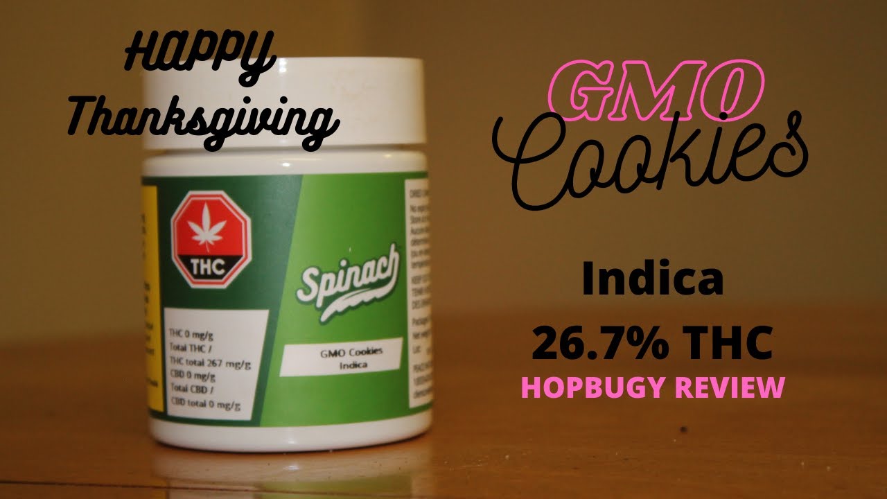 GMO Cookies by Spinach 26.7 % THC Indica OCS REVIEW
