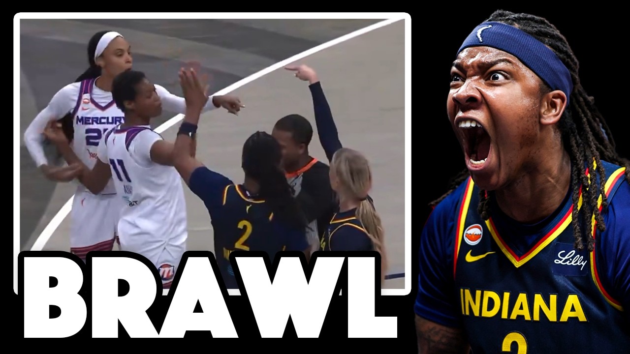 6 Technical Fouls & MHA EJECTION In 4th Quarter BRAWL After Dewanna Bonner Swings at Caitlin Clark..