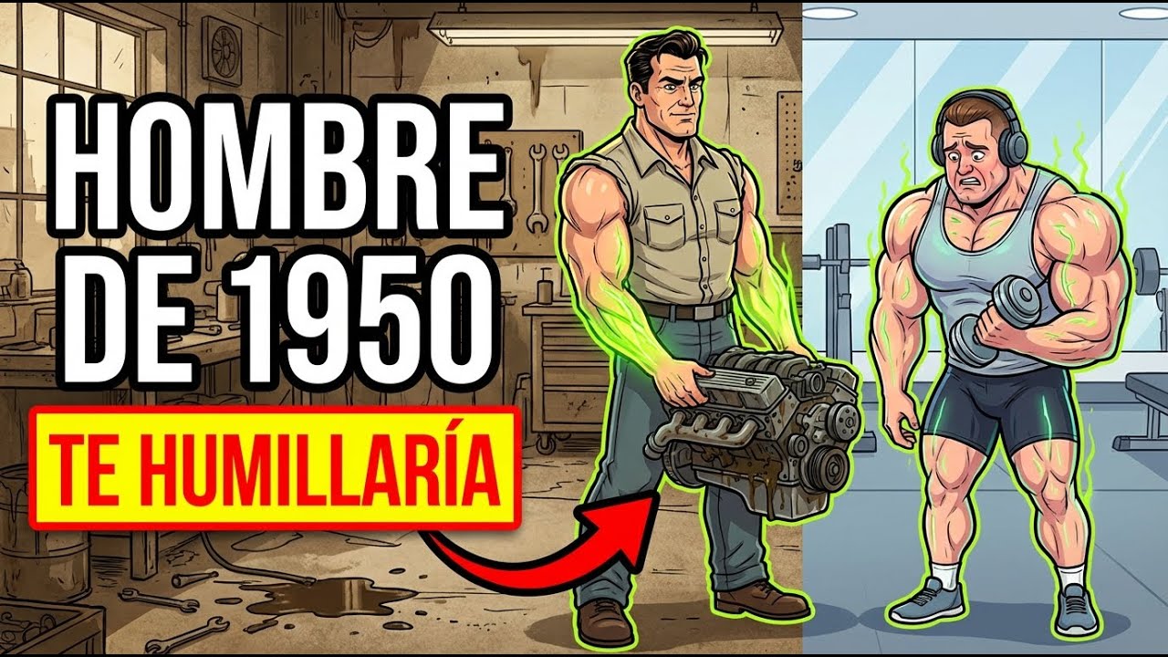 Por Qué Un Hombre De 1950 Te Humillaría: La Verdad Sobre Tus Músculos 'Modernos'