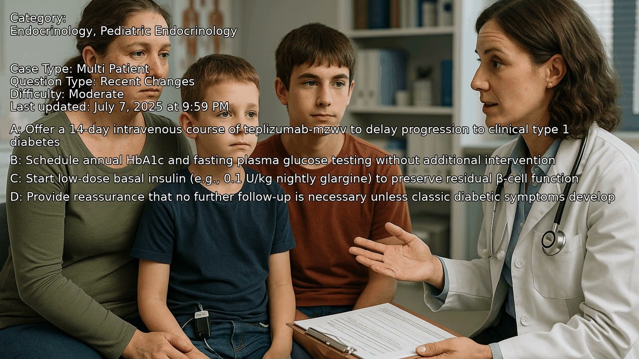 Pediatric Endocrinology, Endocrinology - Full Vignette with Extended Explanations