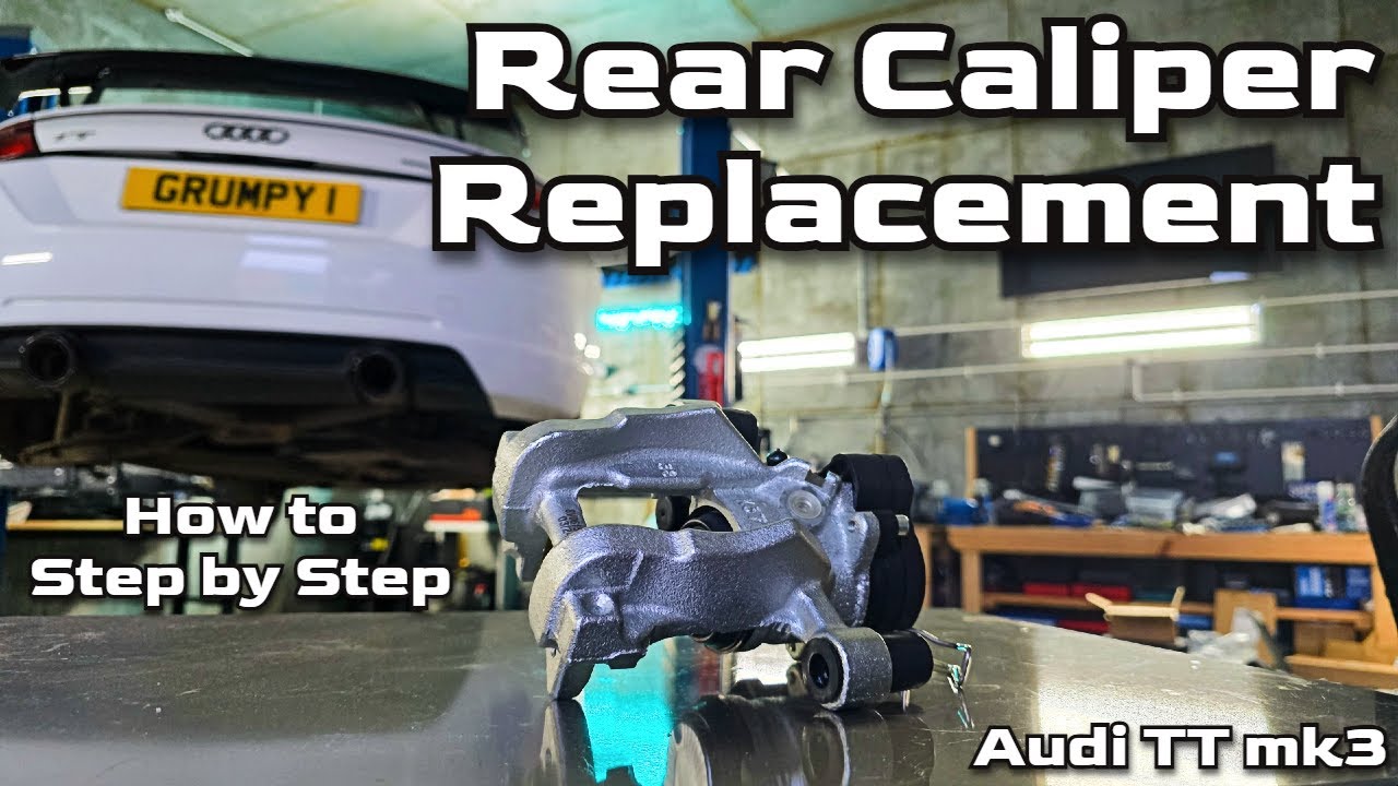 Never Pay For Audi TT MK3 Brake Service Again - DIY Solution. Rear Caliper Replacement