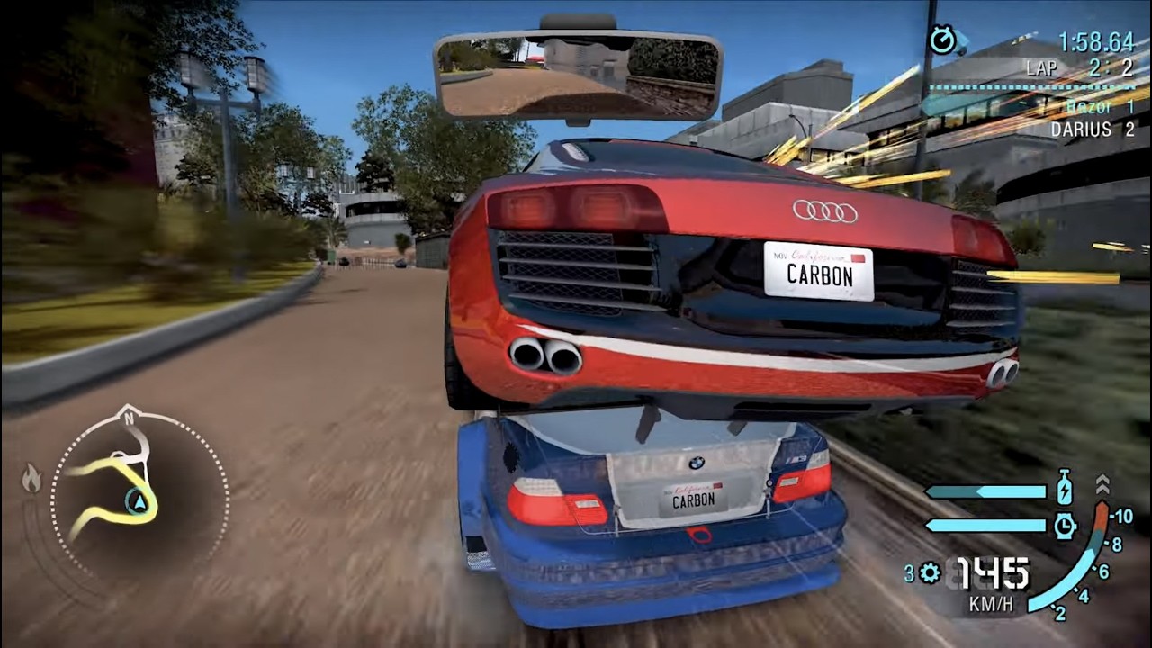 Need for Speed Carbon –  Darius loses in 10 Seconds Final Duel (4K 60fps)
