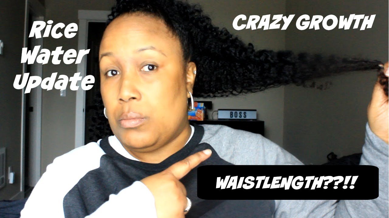 Rice Water Update - How I Grew Waist Length Hair In 8 Months