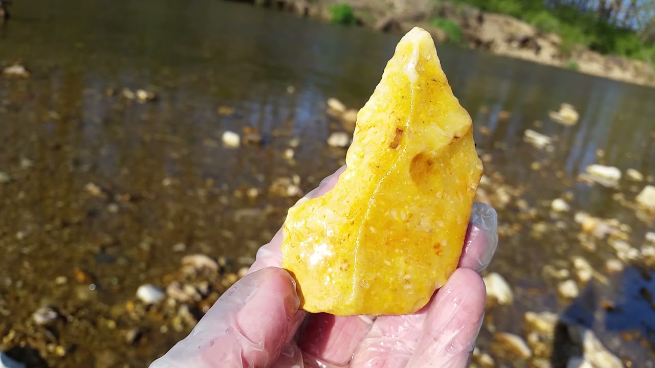 Rockhounding geodes other rocks at creek in Illinois with a certain feel to it.
