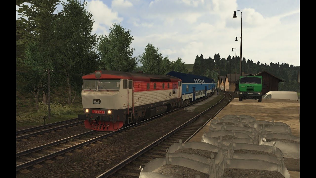 Train Simulator 2018 | Trať 210 - Týnec nad Sázavou - Jílové u Prahy!