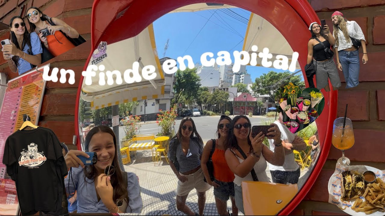 un finde en capital con mis amigas en san valentín💐