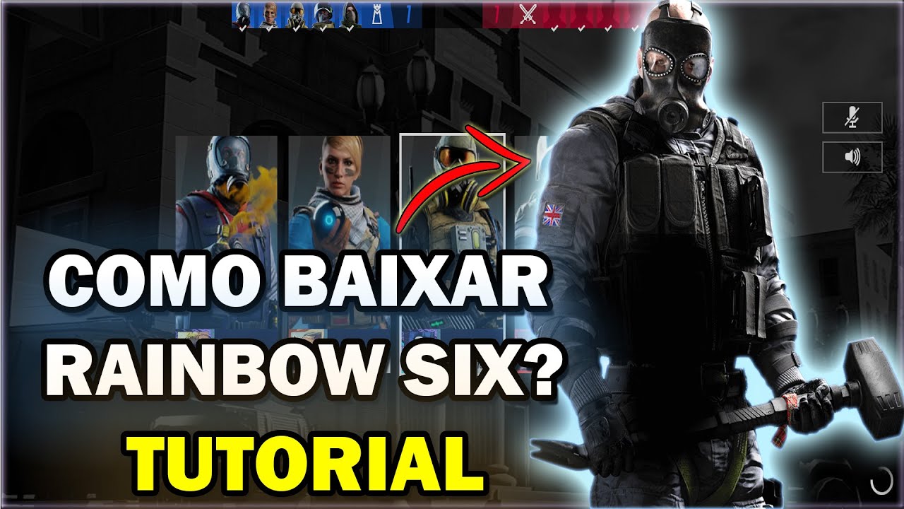 COMO BAIXAR E JOGAR RAINBOW SIX MOBILE! ( RODANDO LISO )