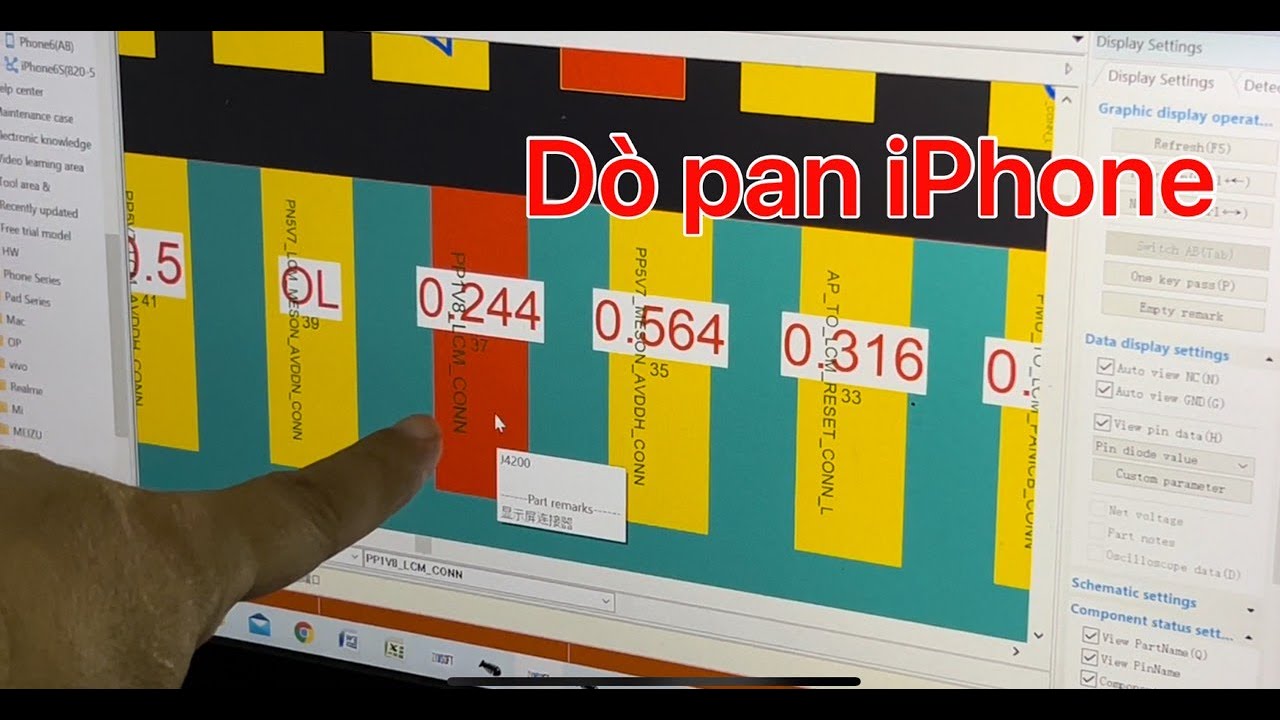 Hướng dẫn dò pan iPhone khi bí đường nếu không nắm được cơ bản xem sơ đồ/ PHẦN 1