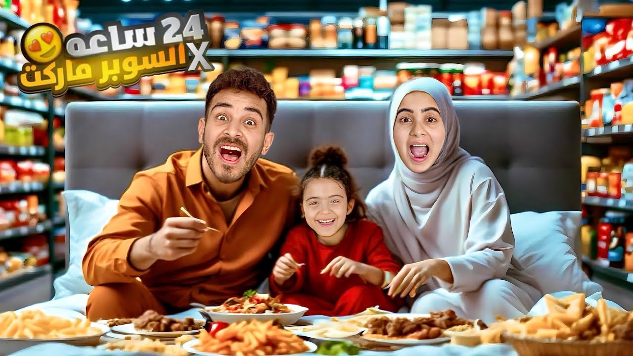 يوم كامل في السوبر ماركت 🏪مشترياتنا بلون ملابسنا 🤍 سليم ضاع مننا 😱😳