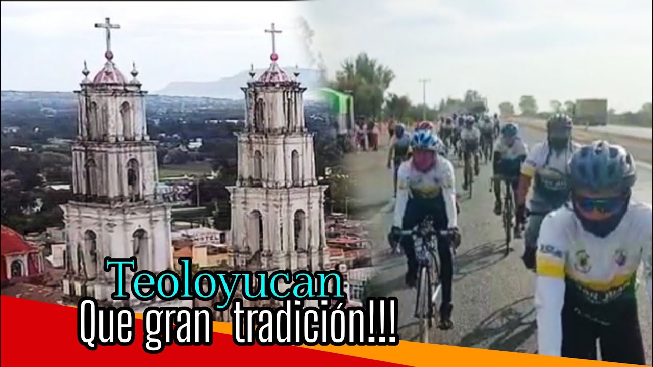 Teoloyucan Estado de México, peregrinación ciclista, festejo a la virgen de San Juan