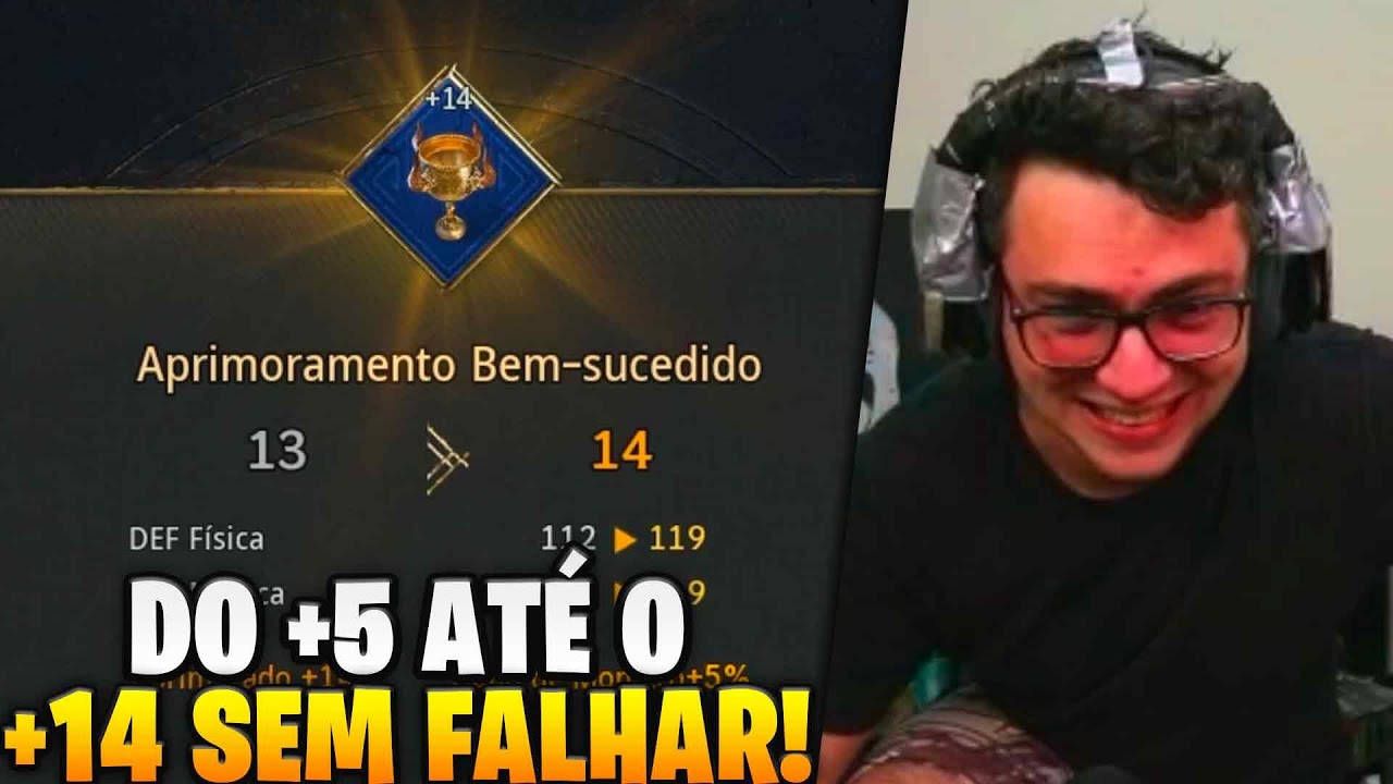 SORTE DE STREAMER? UPANDO DO +5 ATÉ O +14 SEM FALHAR | LEGEND OF YMIR