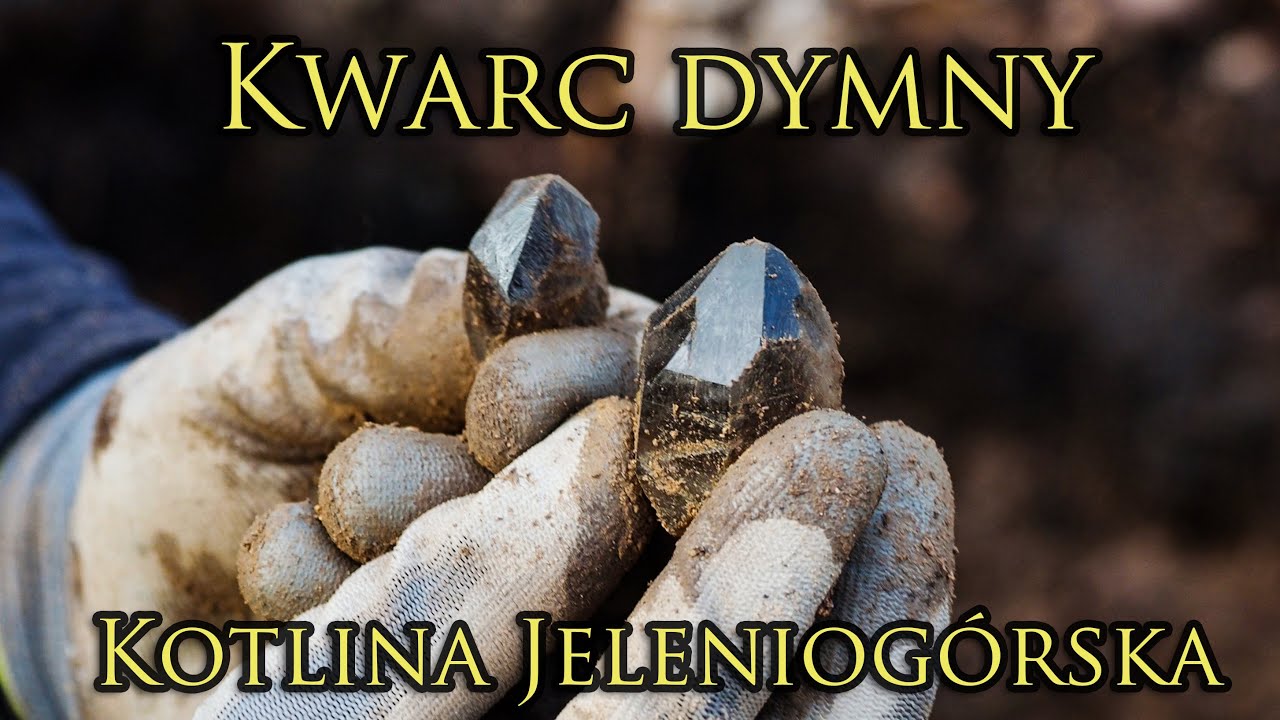 Poszukiwania kryształ&oacute;w kwarcu dymnego.