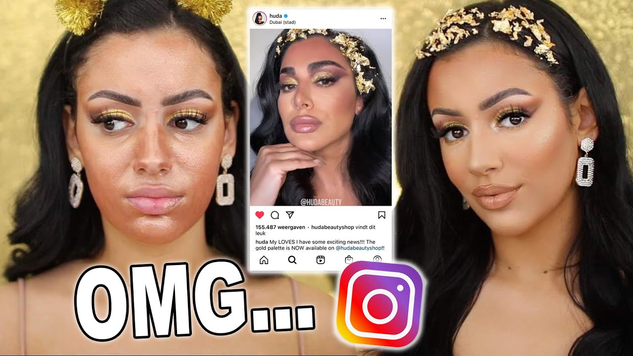 IK VOLG EEN HUDA BEAUTY INSTAGRAM TUTORIAL !!