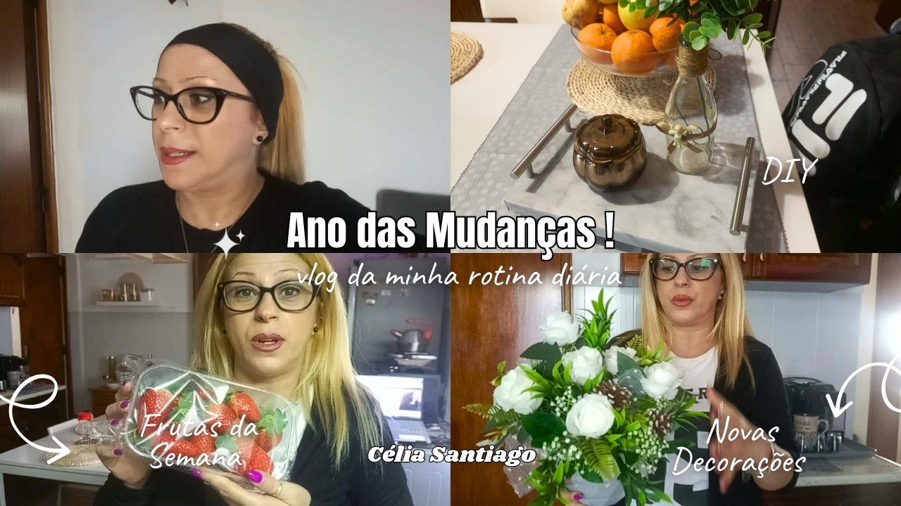 Ano das Mudanças ( Será Assim ) , Compras de Decoração p/ Casa , DIY , Frutas da Semana , Doações