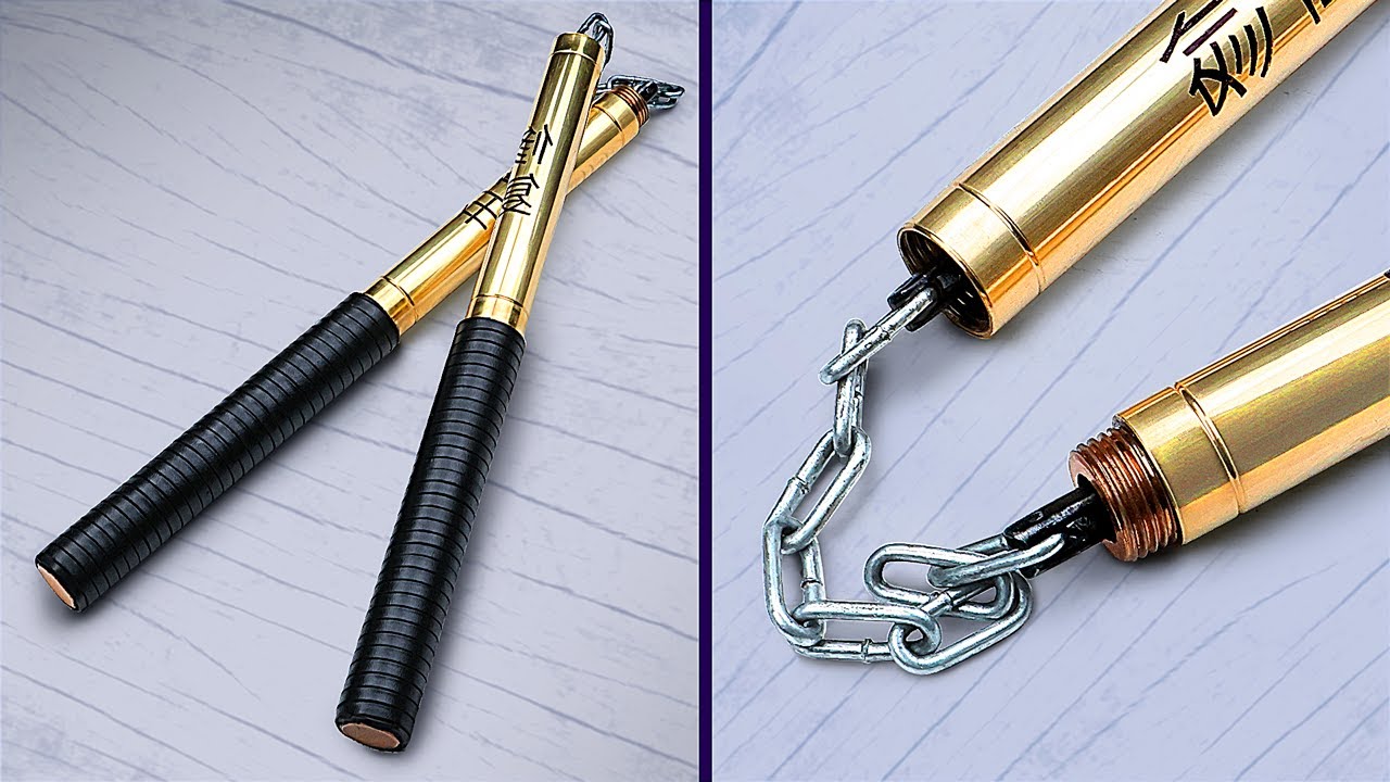 Making Brass Nunchaku