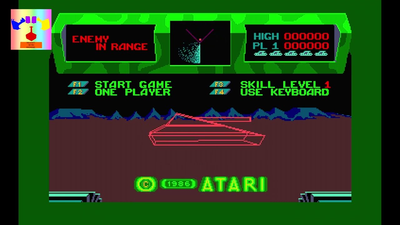 BattleZone Atari ST, 1986, Atari, Trusteft Retro Weekend