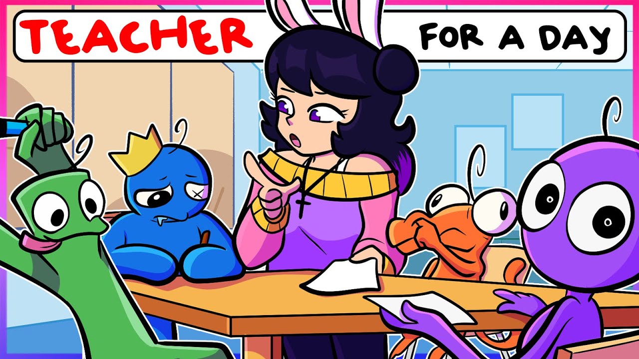 I'm the Rainbow Friends SCHOOL TEACHER for a Day! - Bonelab