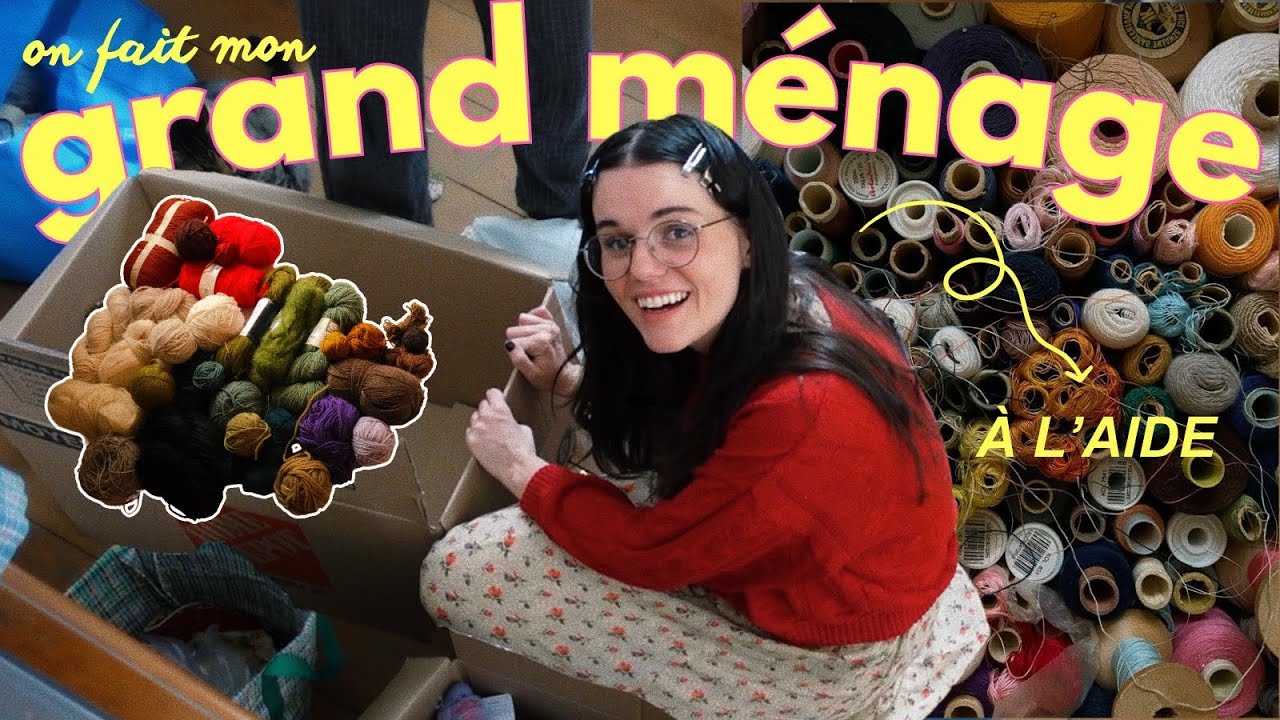grand ménage du printemps dans l’atelier ✨🧵🧼 *tout doit partir*