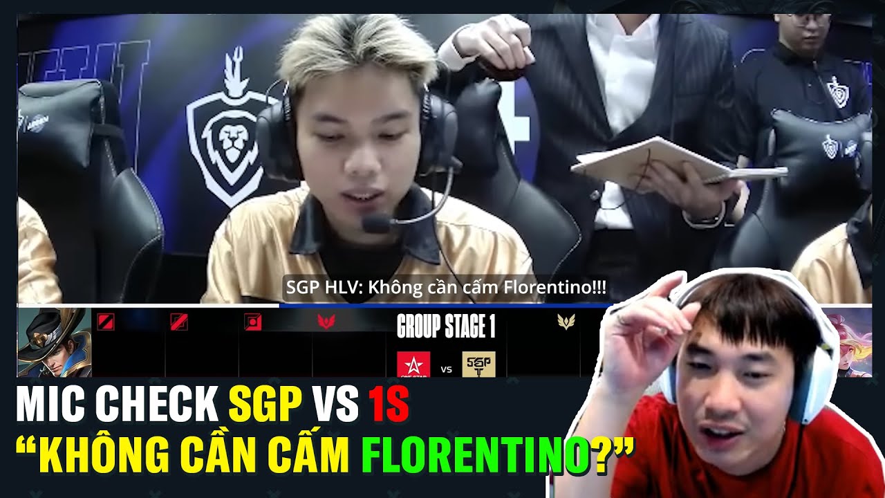 Reaction Mic Check 1S vs SGP 