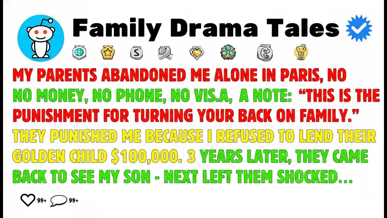 My Parents Abandoned Me Alone In Paris, No Money, No Phone, No Visa, With A Note  This Is The