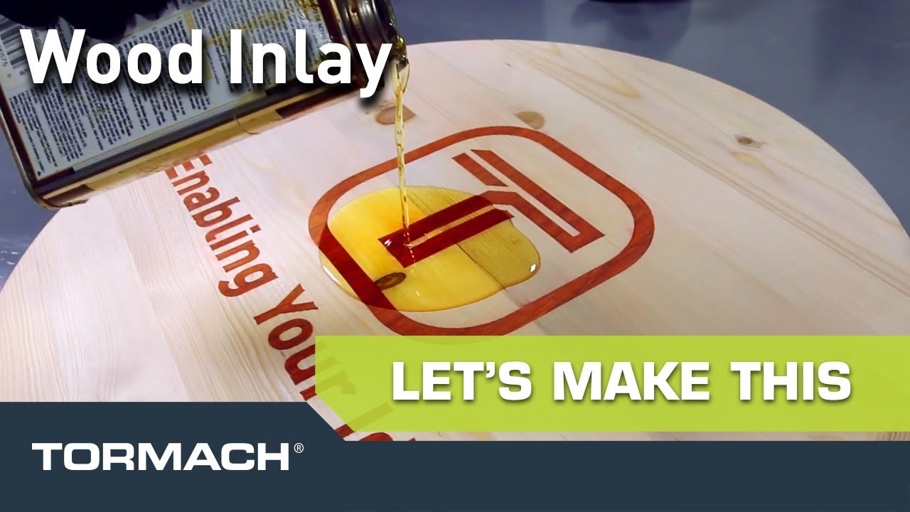 Tormach Logo Inlay in African Padauk