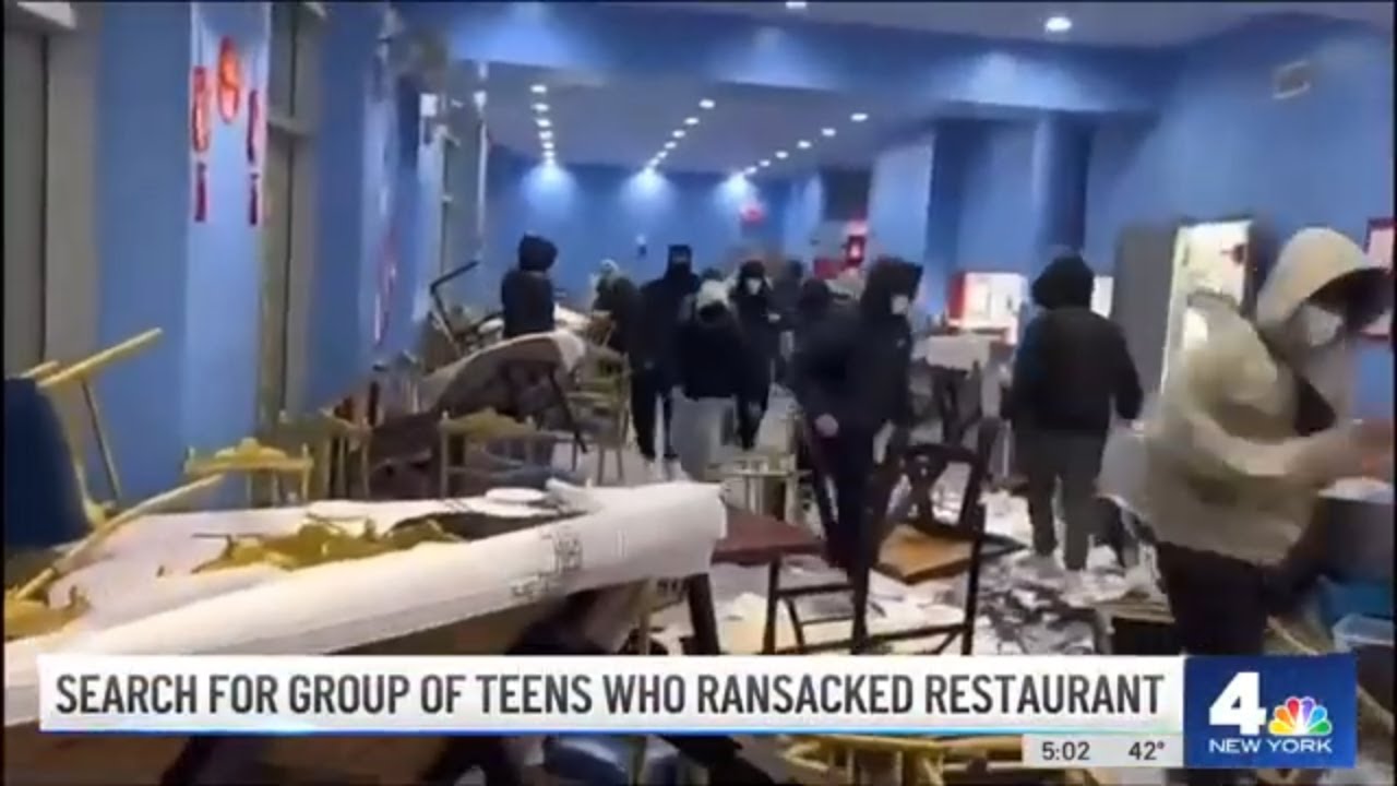 Video Shows Teens Trash NYC Chinese Restaurant, Rack Up $20K in Damage | NBC New York