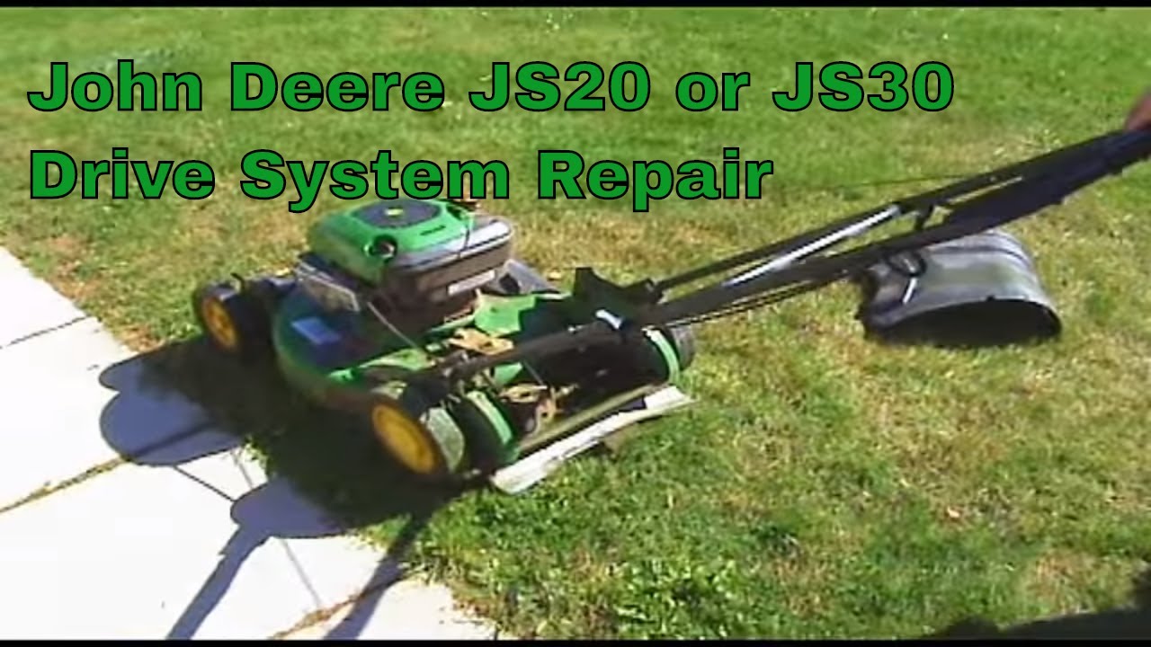 Ремонт приводной системы John Deere JS20 или JS30