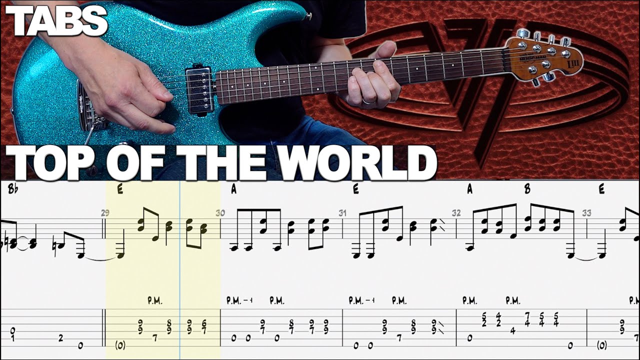 Van Halen - Top Of The World | Guitar cover WITH TABS |