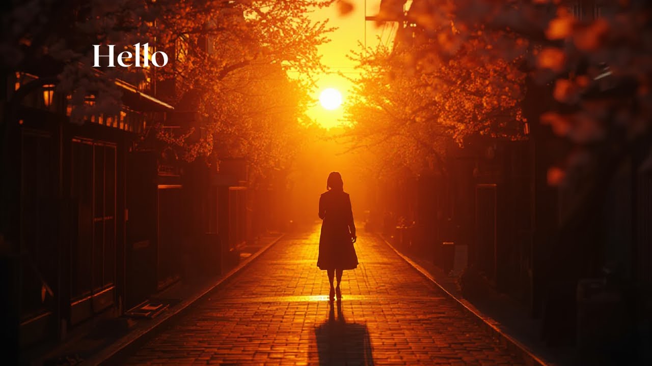 Golden Hour Walk in Tokyo: Beautiful Sunset in Mita, Minato City