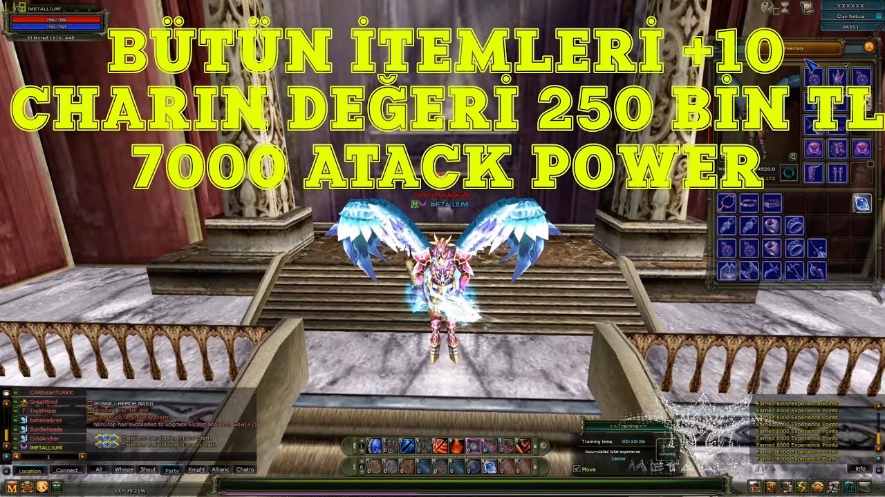 METALLİUM 18 YILLIK SERVERİN EN SAĞLAM WARRİORU 7K AP İLE CZYE ÇIKIYOR! Knight Online