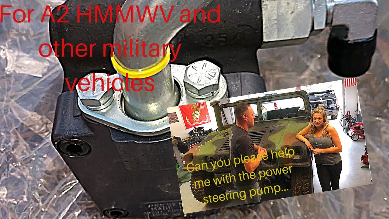 Humvee Power Steering Pump Removal and Install
