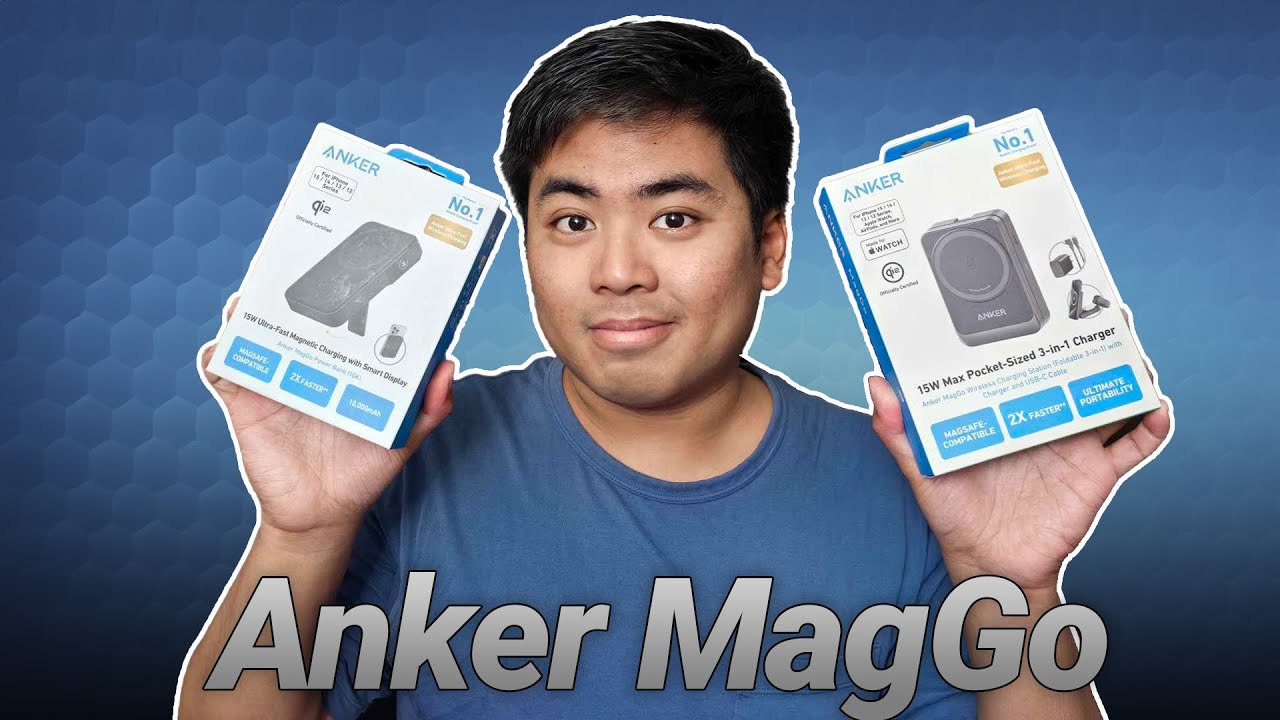Внешний аккумулятор Anker MagGo и беспроводная зарядная станция для iPhone 16!