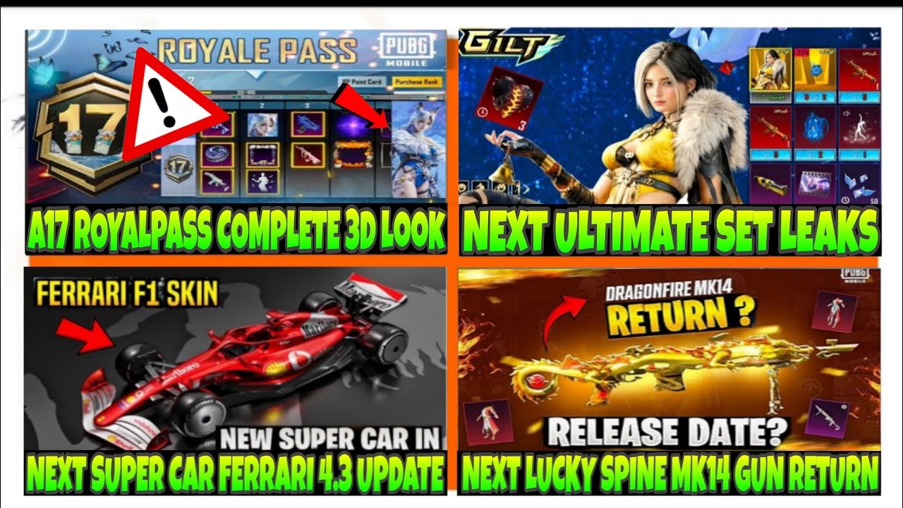 🔴NEXT A17 ROYAL PASS REWORDS😍| NEW M416 SKIN BGMI🔥| NEW SUPER CARS😱| LUCKY SPINE RETURN BGMI 4.2😍|