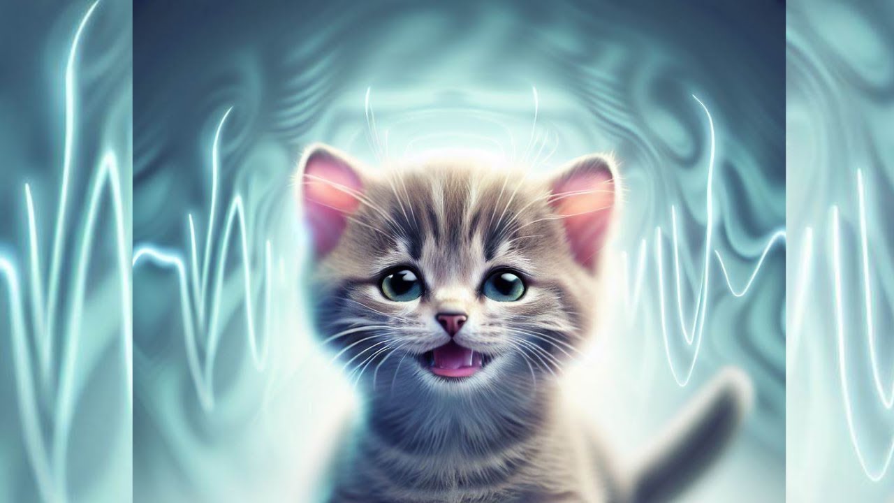Ronroneo de gatito bebe para SANAR, RELAJARSE  y DORMIR
