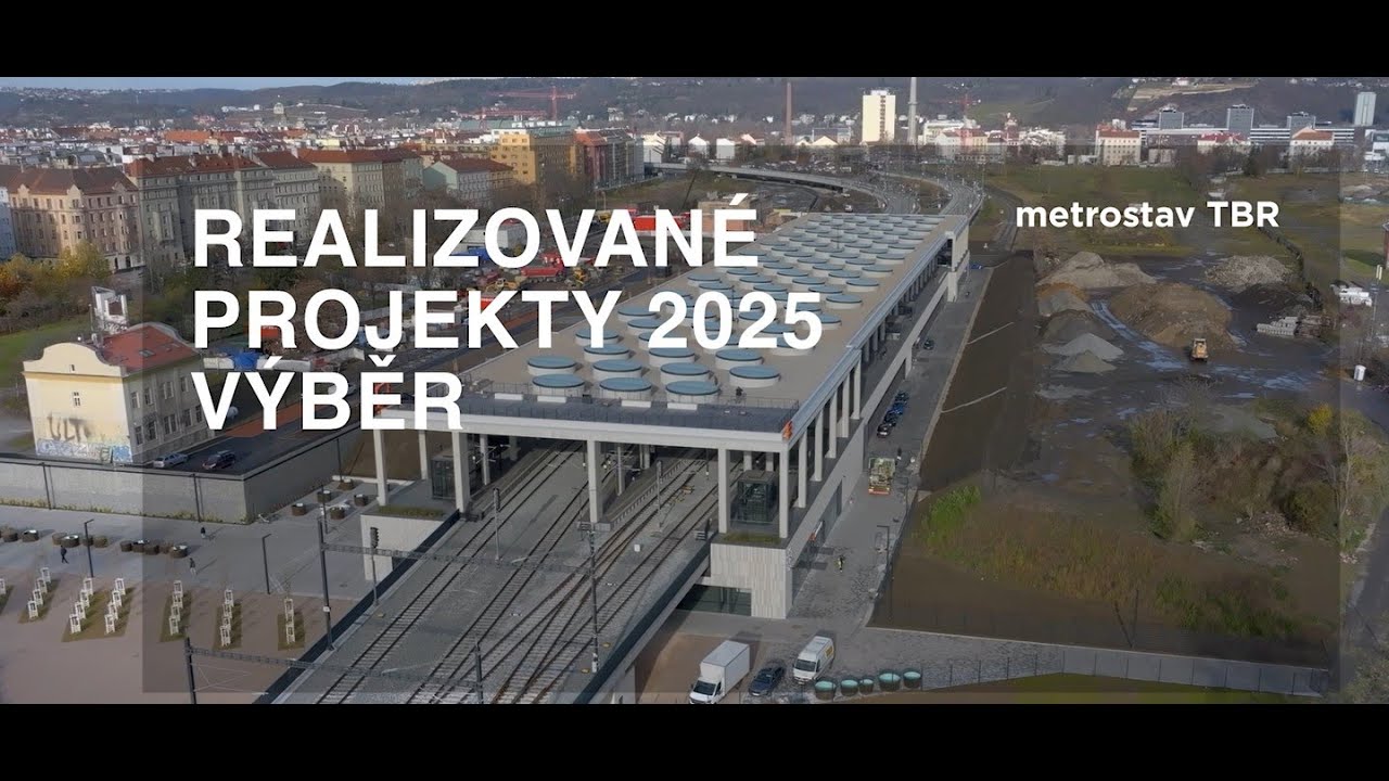 Metrostav TBR - vybrané stavby roku 2025
