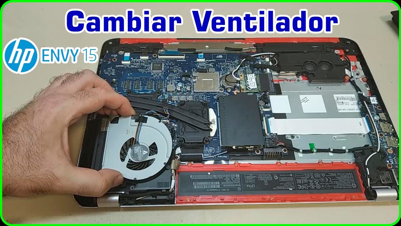 Cambiar ventilador HP Envy 15-j007ss