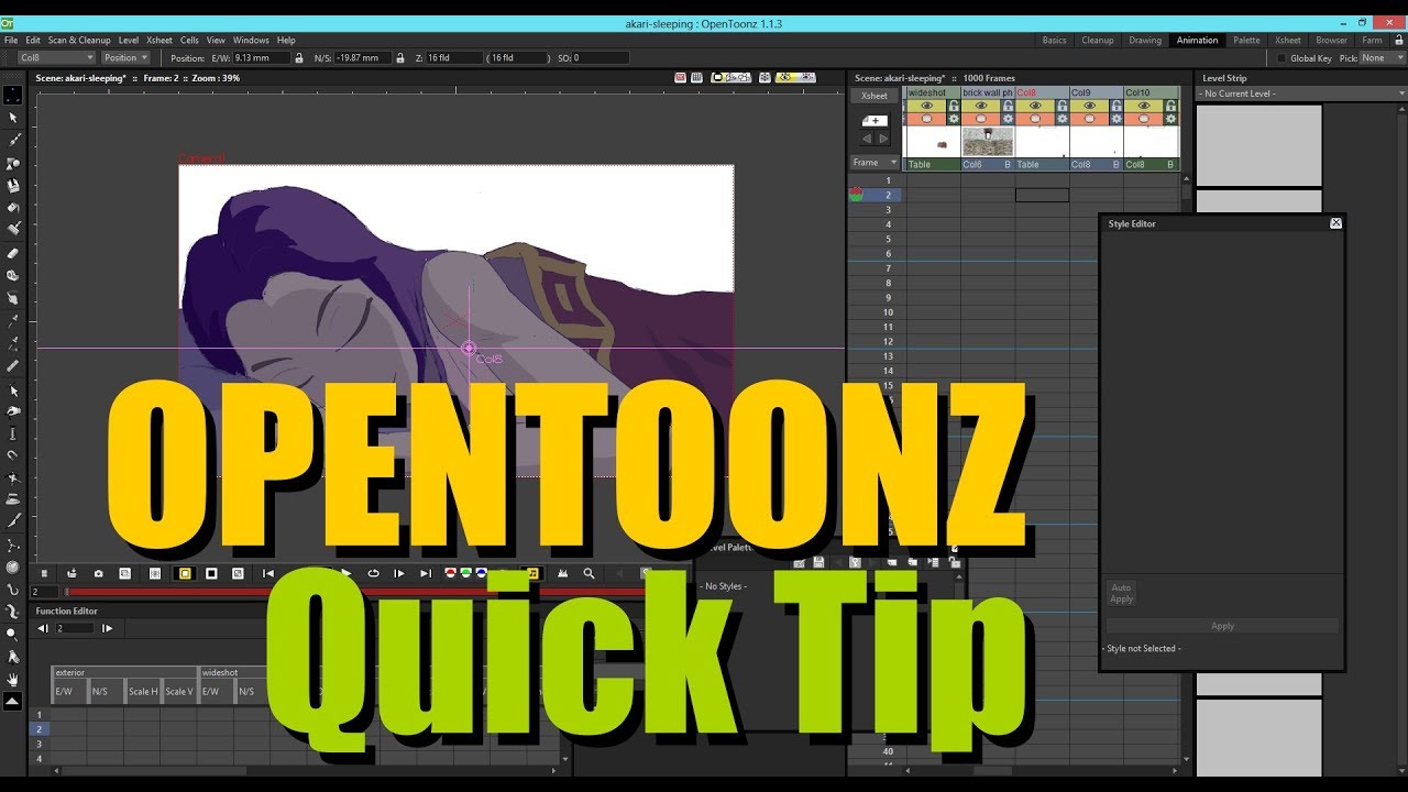 OPENTOONZ QUICK TIP - Nodes! (schematic)