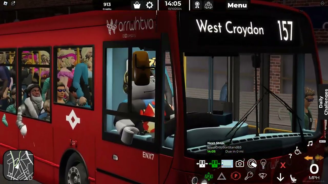 Long Enviro 200 Facelift: 157 to West Croydon | Croydon: The London Transport Game