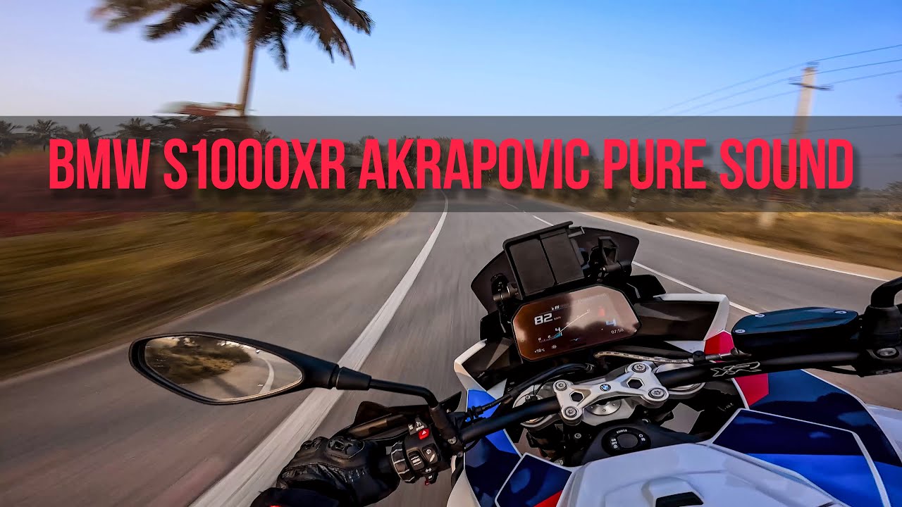 BMW S1000 XR Akrapovic Pure Riding Sound