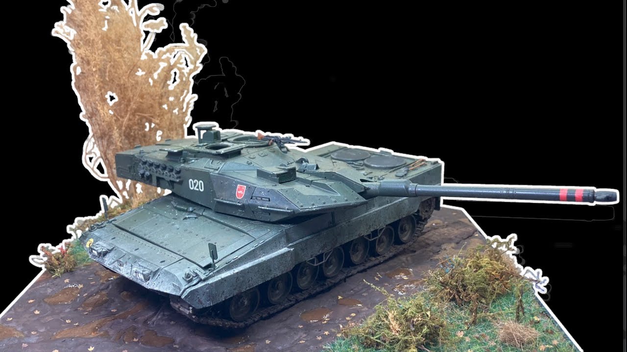 Maqueta de un Leopardo 2E, escala 1:35 - Maquetas Hechas