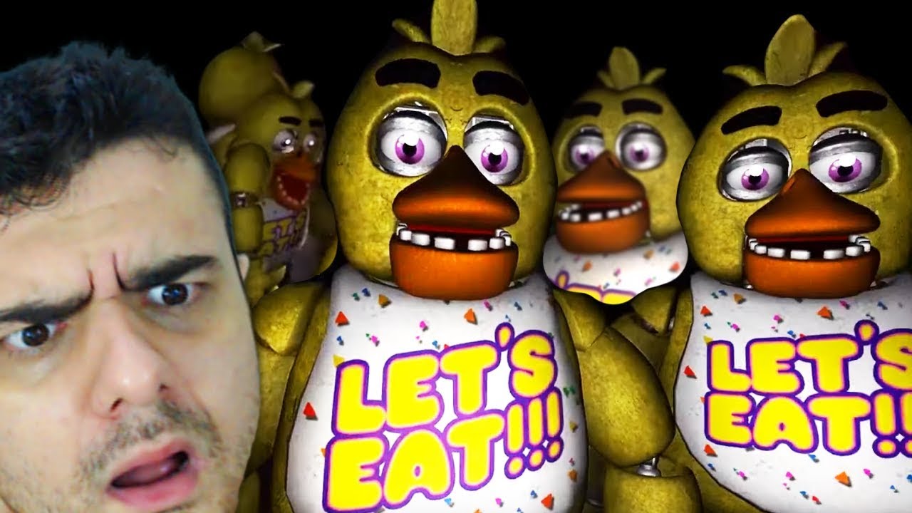 FNAF MULTIPLAYER: H4CKEAMOS O JOGO! 5 CHICAS AO MESMO TEMPO! - HUEstation