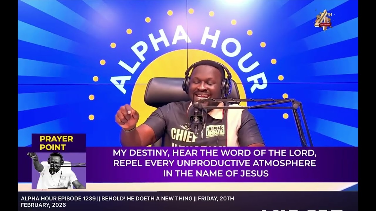 ALPHA HOUR EPISODE 1239// BEHOLD! HE DOETH ALL THINGS NEW