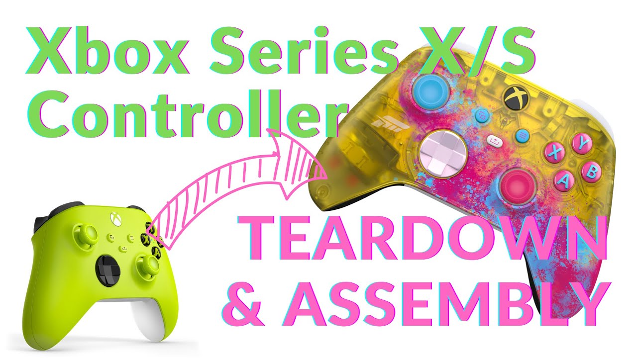 TOMSIN Xbox Series X/S Controller Shell Kit Teardown And Assembly