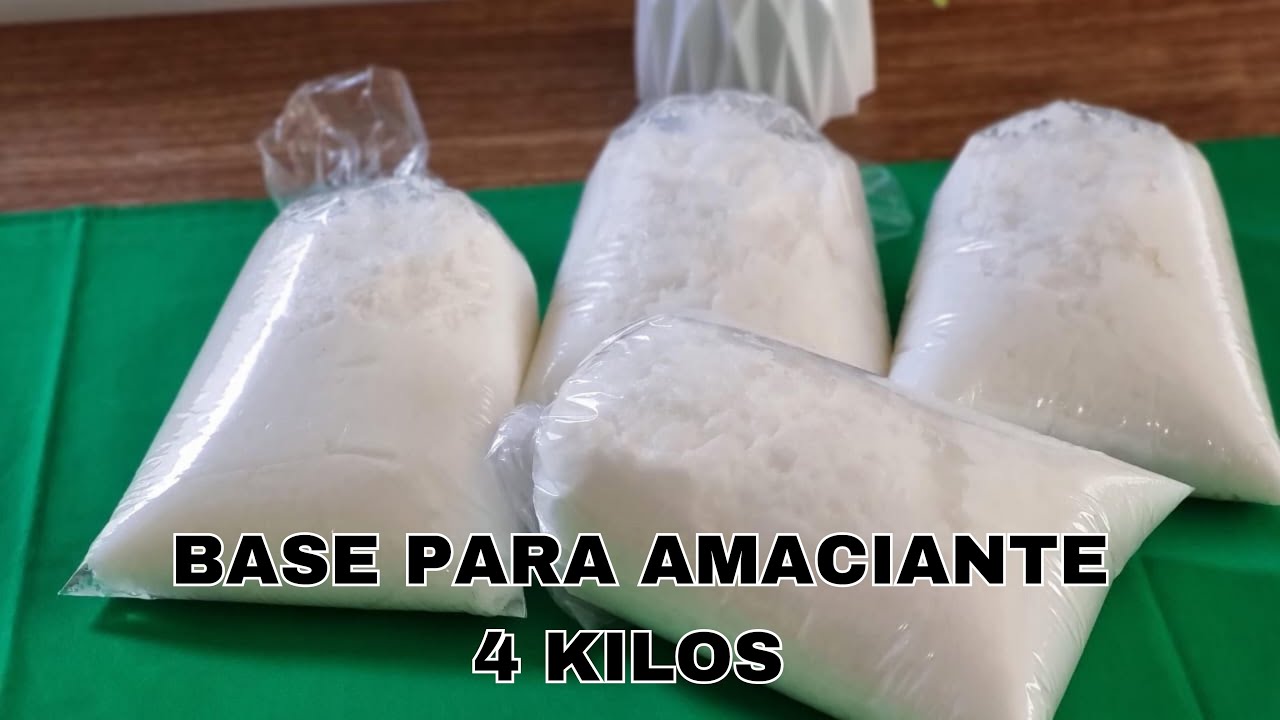 COMO FAZER 4 K DE BASE GLICERINADA PARA AMACIANTE, FÁCIL, RÁPIDO E ECONÔMICO